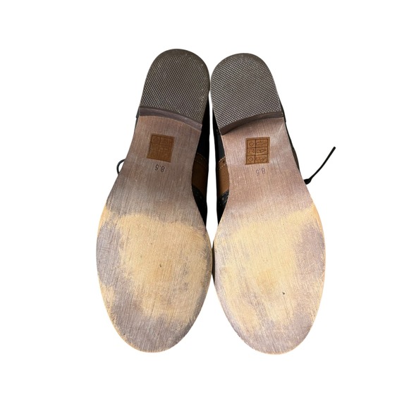 Jeffrey Campbell Vintage Williams Black/Brown Wingtip Oxford Heels Size 8.5 - Picture 8 of 11